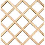 Wine Bottle Lattice Embossed