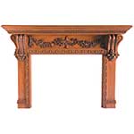 Floral Swag Mantel