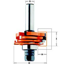 CMT 800 Slot Cutter Set