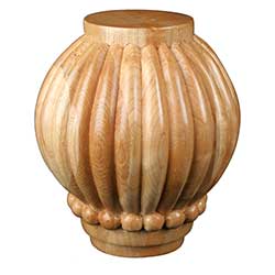 Reeded Bunn Foot