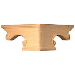 Traditional Pedestal Corner Foot