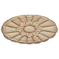 3312 Flora & Bells Oval Rosette