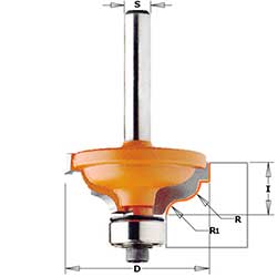 CMT 843 Ogee with Fillet Bit