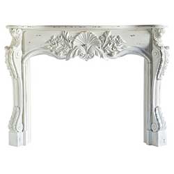MAN9021 Shell with Country Flower Mantel