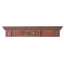 MAN9033 Center with Rosettes Mantel