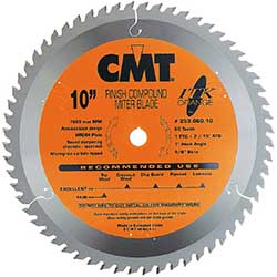 CMT 253 ITK Finish Compound Miter Blade