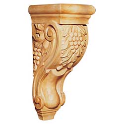 Large Grapevine Tassel Corbel