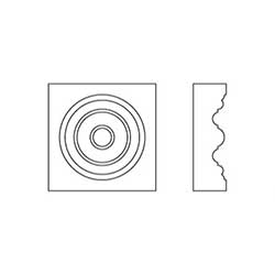 27/32" Rosette